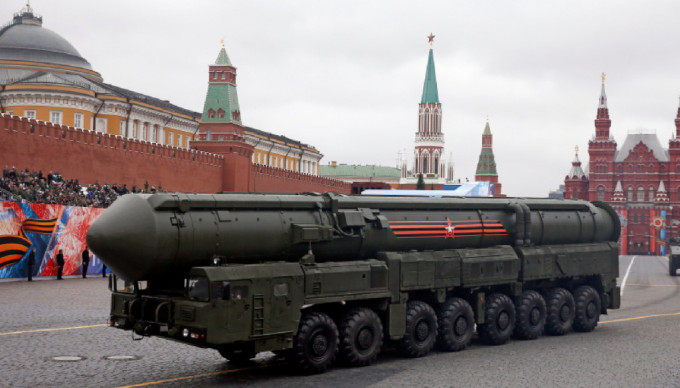 俄罗斯RS-24「亚尔斯」洲际弹道导弹（Yars ICBM） （路透社）