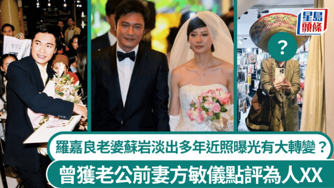 罗嘉良老婆苏岩淡出多年近照曝光有大转变？ 曾获老公前妻方敏仪点评为人XX