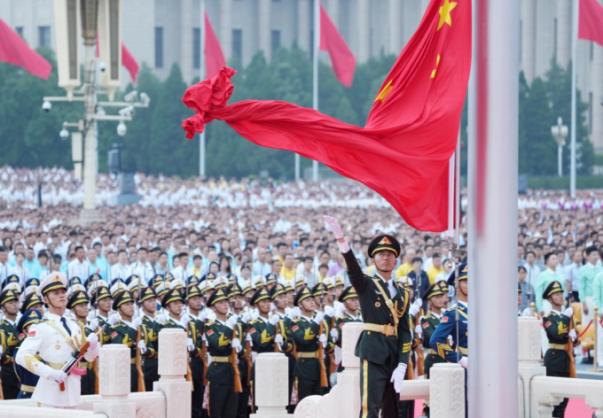 中國共產黨成立100周年大會今天在北京天安門廣場舉行。