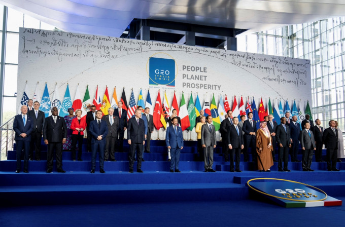 二十国集团（G20）峰会在意大利罗马揭幕。AP