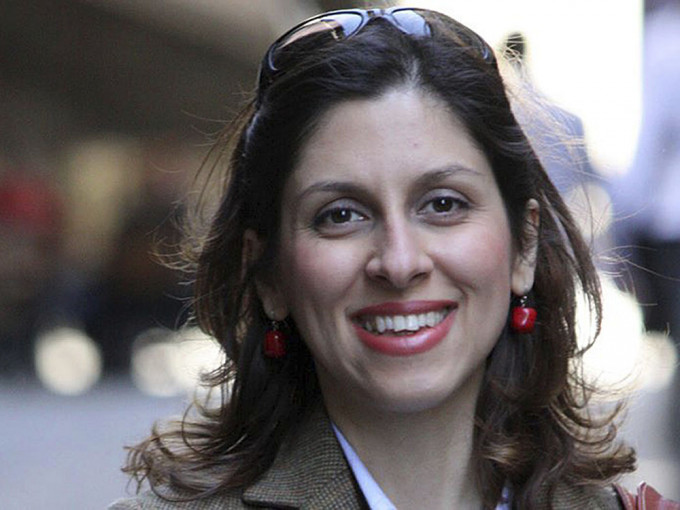 伊朗英國雙重國籍女子扎加里因被控顛覆政權加監一年。AP圖片