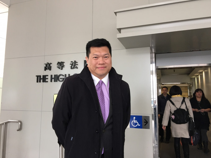 香港法学交流基金会主席兼民建联「粗口大状」马恩国大律师。 资料图片