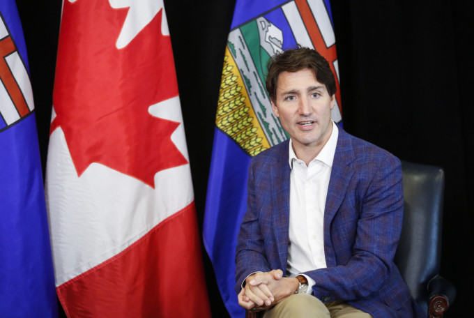 加拿大總理杜魯多表示，有望9月初允許全球所有已完成接種新冠疫苗的人士入境。AP圖片