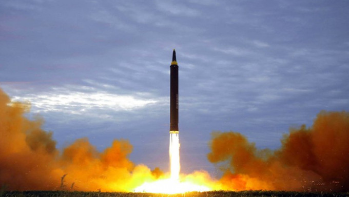北韩今晨向西部海域发射2枚巡航导弹。AP资料图