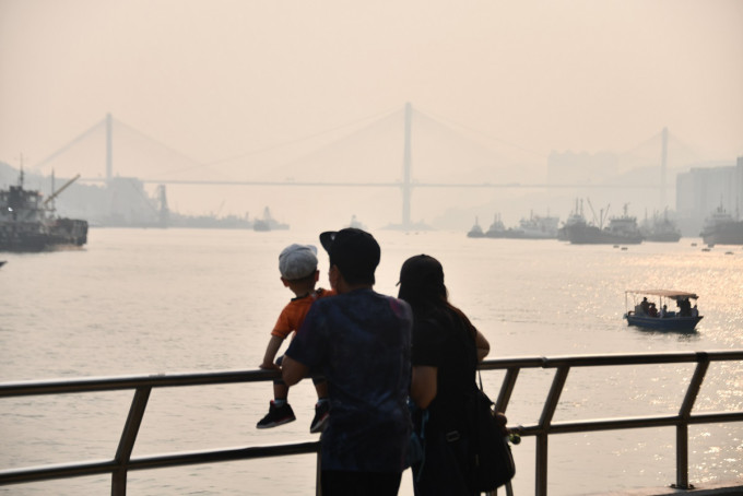 香港空氣污染達高至甚高。資料圖片