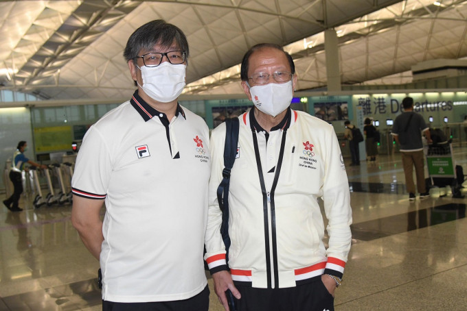 香港代表团团长贝钧奇(右)。资料图片