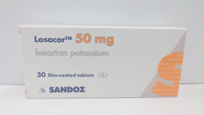 Losacor 50毫克藥片。政府新聞處