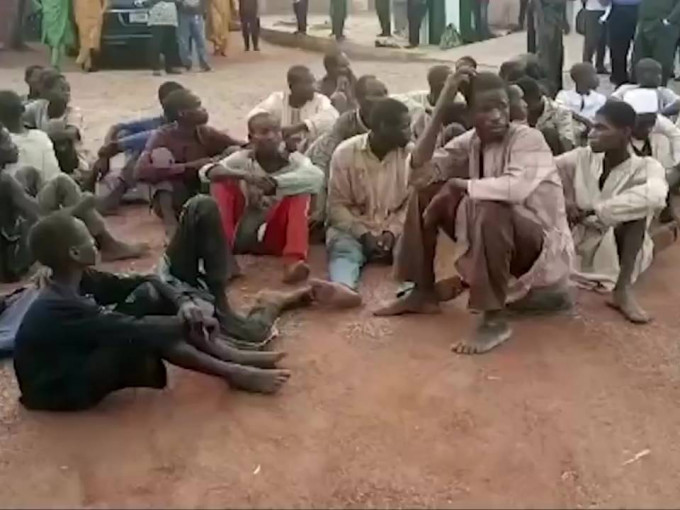 尼日利亚187名人质被救出。互联网图片