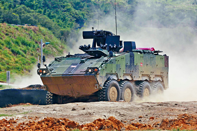 ■台湾研制的「云豹」装甲车。