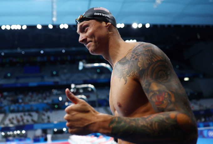 积素夺男子100米自由泳金牌。Reuters