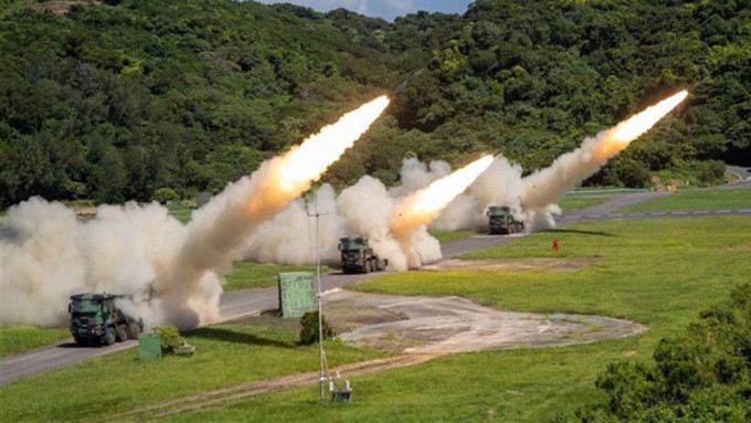 陆军6军团21炮指部火箭营是台湾重要的防空力量。资料图片