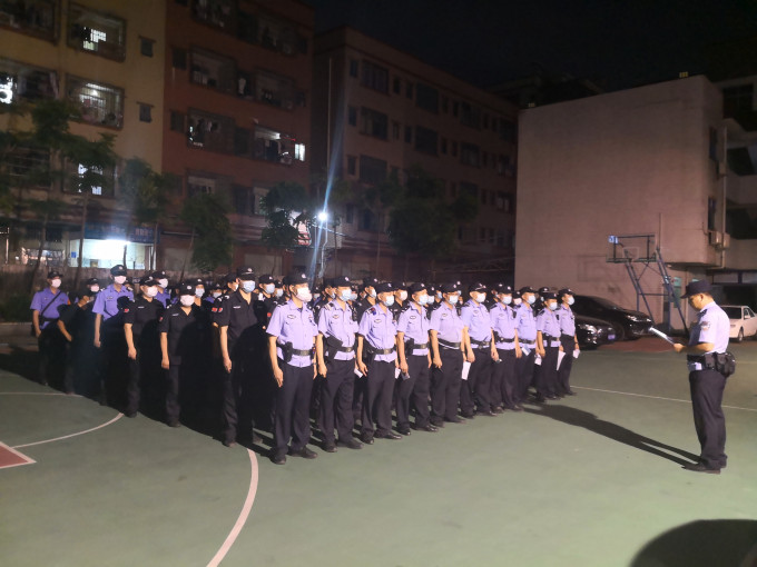粵港澳三地警方同步展開統一清查行動。網圖