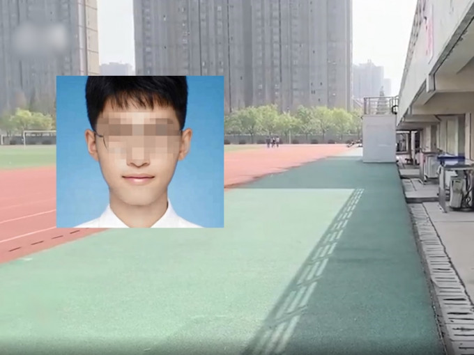 徐州医科大学一名19岁男同学参加体适能测验时不幸丧命。　影片截图