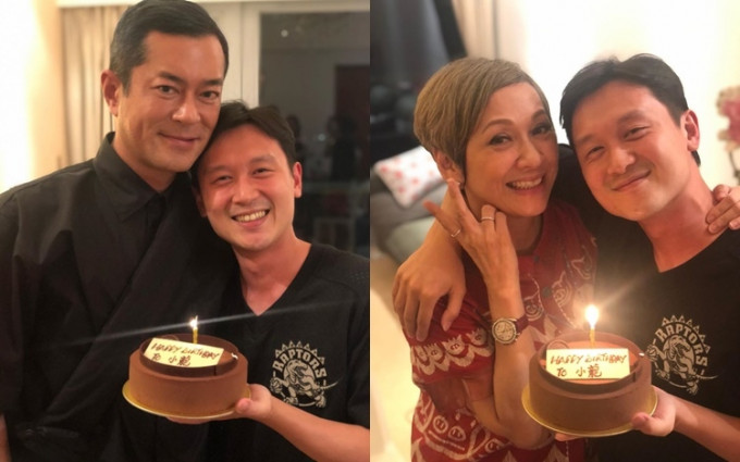 凌文龙昨晚获老板古天乐提早庆祝34岁生日。
