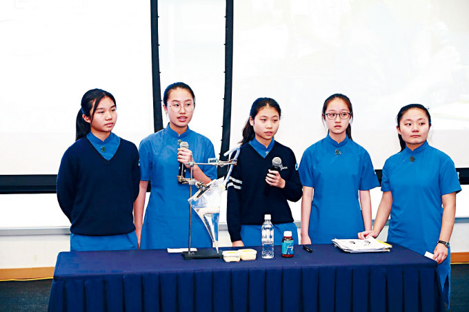 協恩中學隊伍憑着研究淮山，紓緩胃酸倒流徵狀，在首屆「世界青年科學及科技碗」奪金獎。