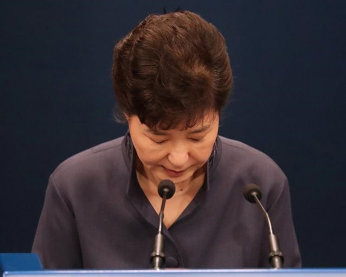南韓檢察機關正式起訴前總統朴槿惠。資料圖片