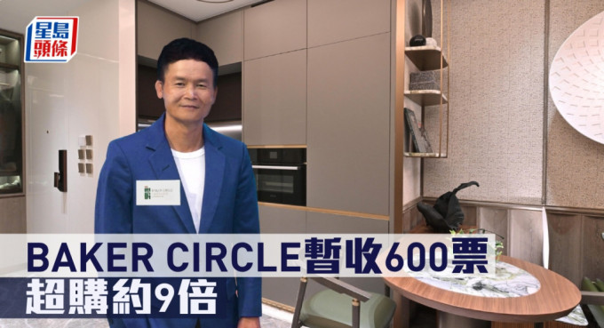 BAKER CIRCLE暂收600票，超购约9倍。