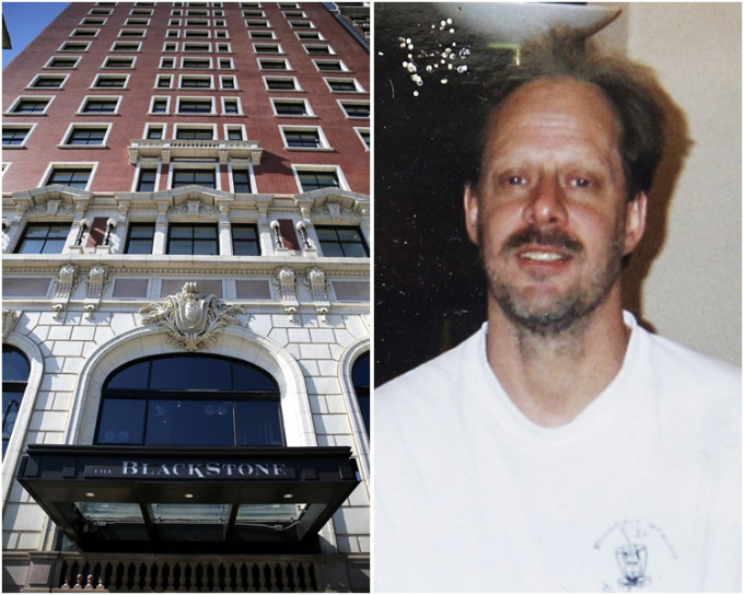 帕多克曾在芝加哥的黑石（Blackstone）酒店订了两个房间。AP