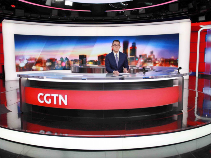 中國CGTN獲法國批出電視牌照，可繼續在英國及歐洲播放。網圖