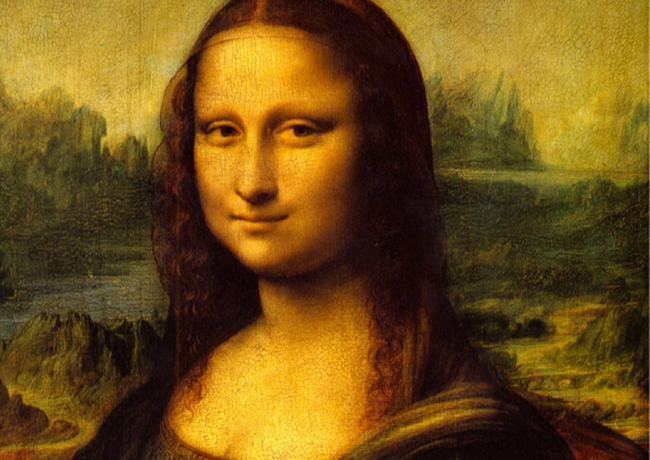 意大利著名画家达文西笔下名画《蒙娜丽莎》。 网图