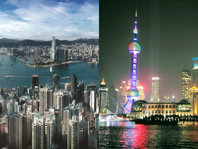 上海第10名、香港第13名。網圖