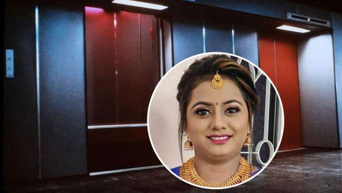 26岁印度女教师遭升降机夹住上楼惨死。
