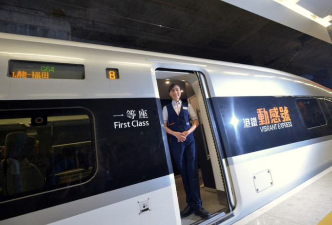 高鐵香港段鐵定於下月23日正式通車。資料圖片