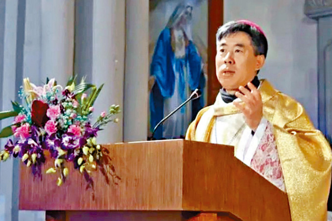 沈斌昨天接任上海教區主教。