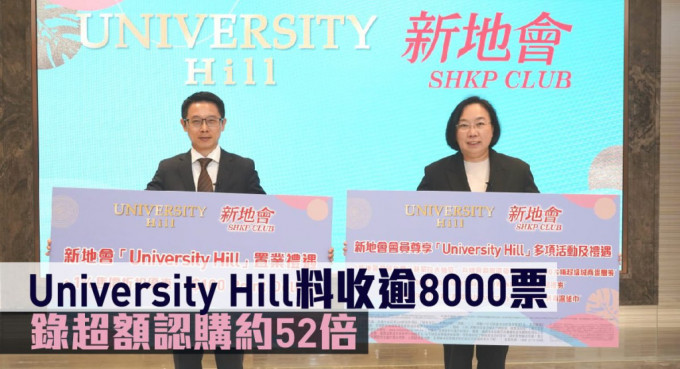 University Hill 料收逾8000票。