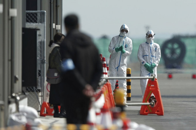 肺炎疫情令日本高度戒备。AP图片