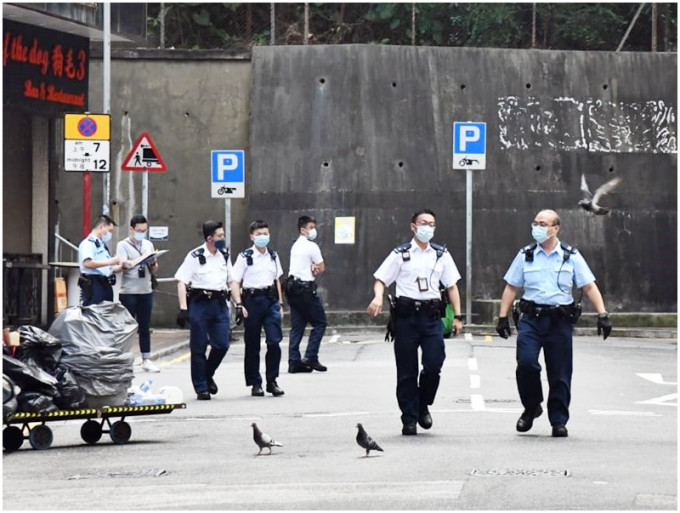 警方到場調查。