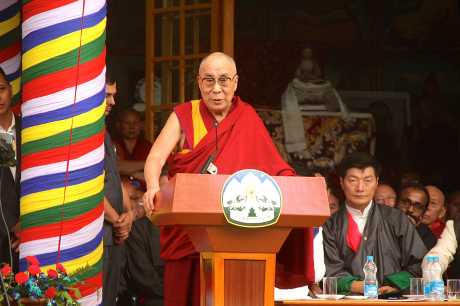 西藏精神領袖達賴喇嘛。