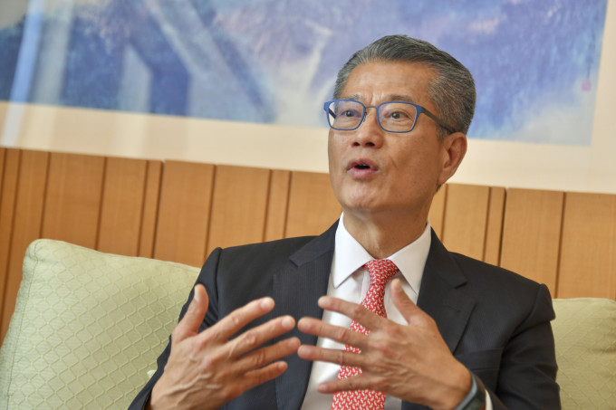 陳茂波說爭取香港成為第一批加入RCEP的經濟體。資料圖片