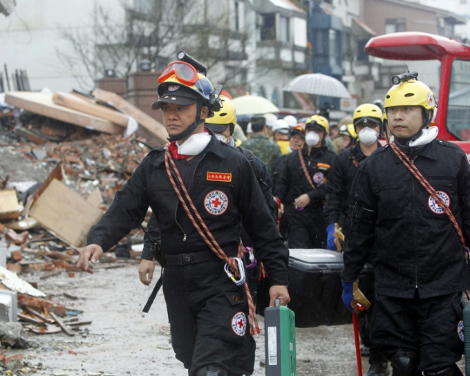 花蓮地震失蹤內地客人數增至5人。AP