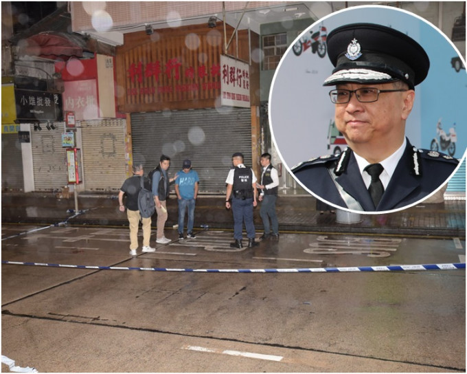 卢伟聪表示，深水埗昨日发生的怀疑开枪案警方正全力缉凶。