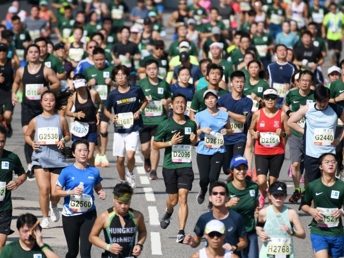 渣打香港馬拉松2022暫定於明年11月20日舉行。資料圖片