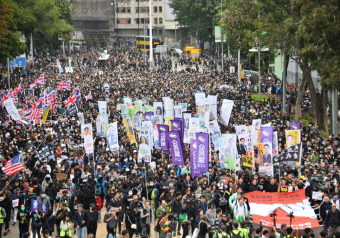 民阵曾举办多场游行。资料图片