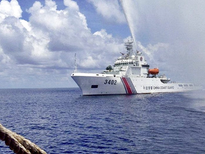 中國海警船。