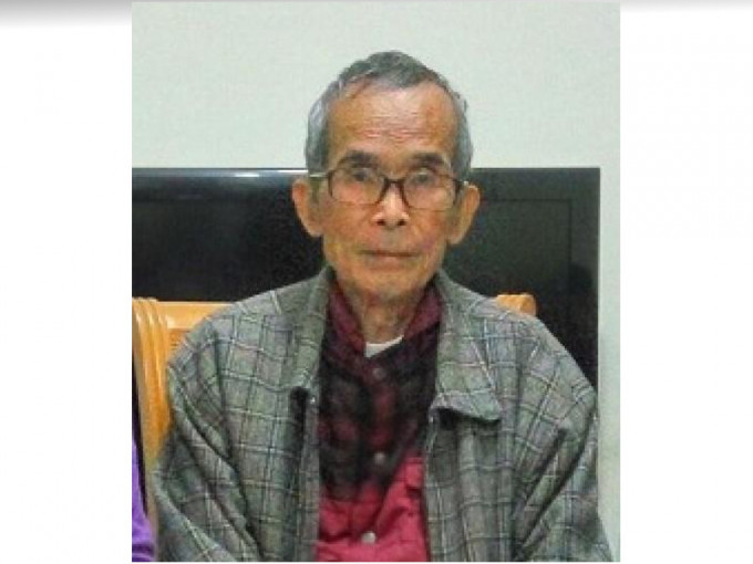 75歲男子李運祥圖片。政府新聞處