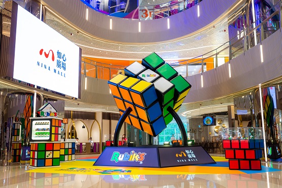 如心廣場中庭將展出即將挑戰健力士世界紀錄稱號「最大的RUBIK’S CUBE扭計骰」。