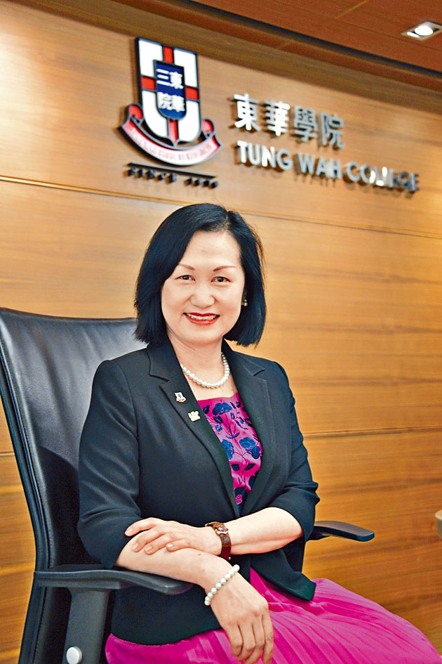 东华学院第三任校长陈慧慈今年初履新，坦言争取学院升格为私立大学，将是她学术生涯最独特的挑战，冀任内有机会促成。