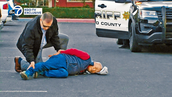 加州半月灣連環槍擊案疑犯，周一下午在一處警局停車場被捕。