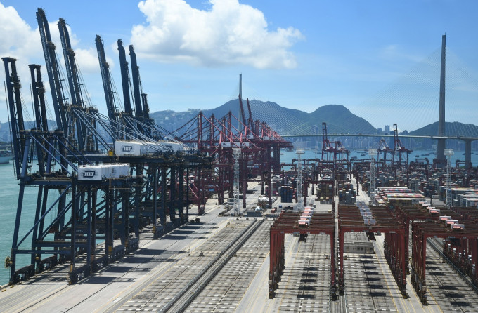 香港1月出口货值按年大增44%。资料图片