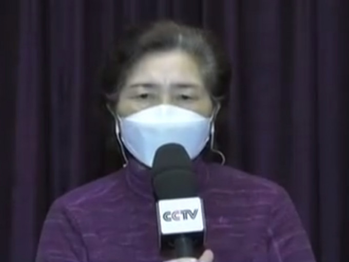 李兰娟在接受央视访问时表示，无症状感染者是一个我们要非常重视的问题。(网图)