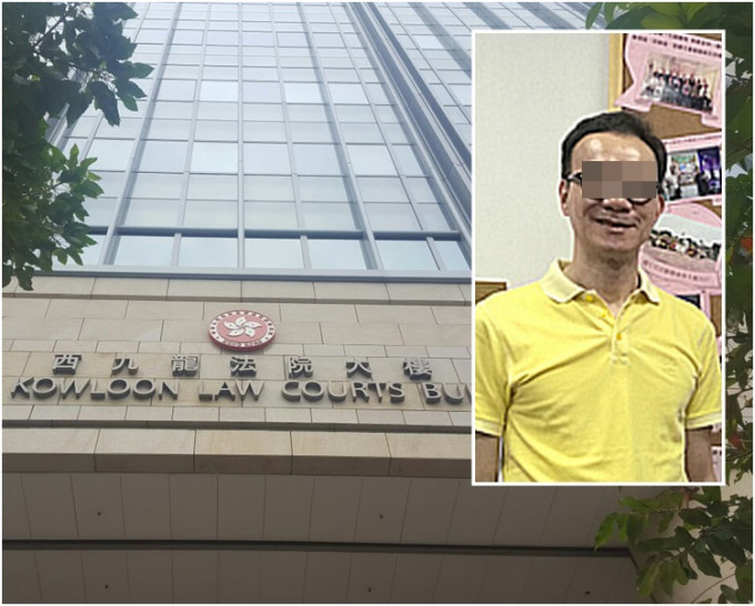 消息指黄桂荣（小图）下午在西九龙裁判法院提堂。资料图片