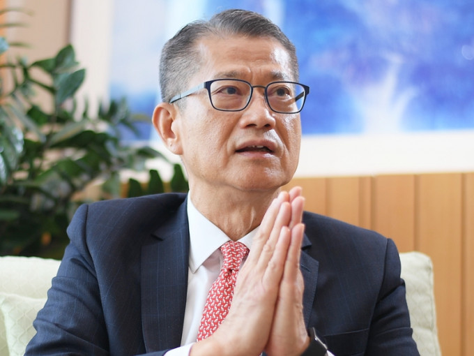 財政司司長陳茂波指，港人須全力維護國家安全及支持國家穩定發展，包括堅定維護中央對香港的堅強領導。資料圖片