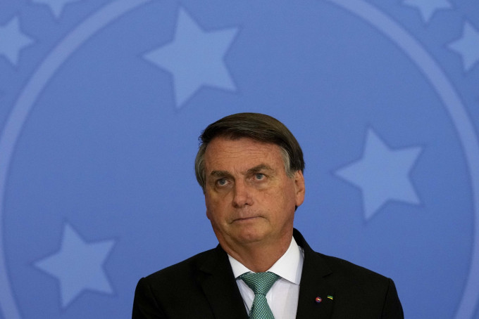 巴西总统博尔索纳罗被拒入场观战。 AP