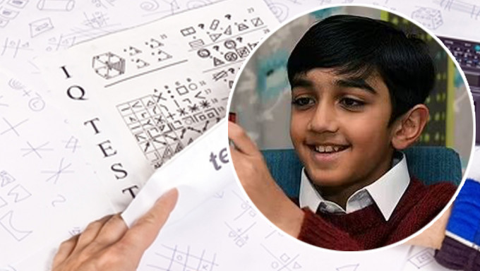 英11歲南亞裔童門薩測驗獲162分，智商比愛因斯坦及霍金還高。