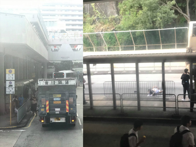 葵盛西邨男子堕楼倒卧马路。突发事故报料区图片