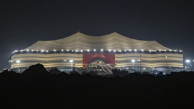艾比耶體育館（Al Bayt Stadium）。資料圖片